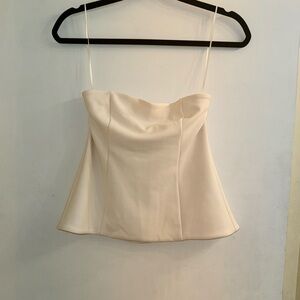 Abercrombie cream corset top